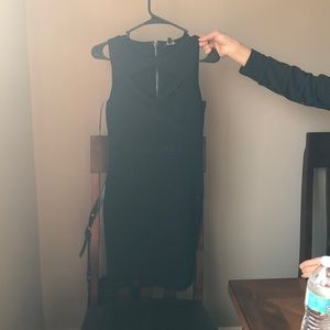 Black mini dress